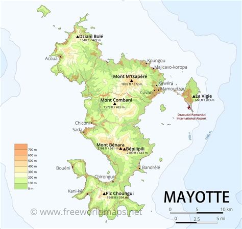 mayotte bing map